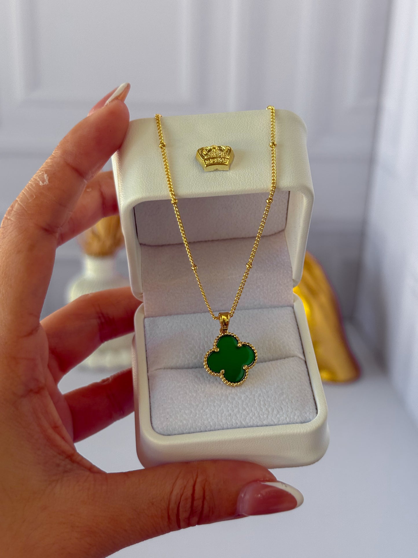 Cadena trébol verde