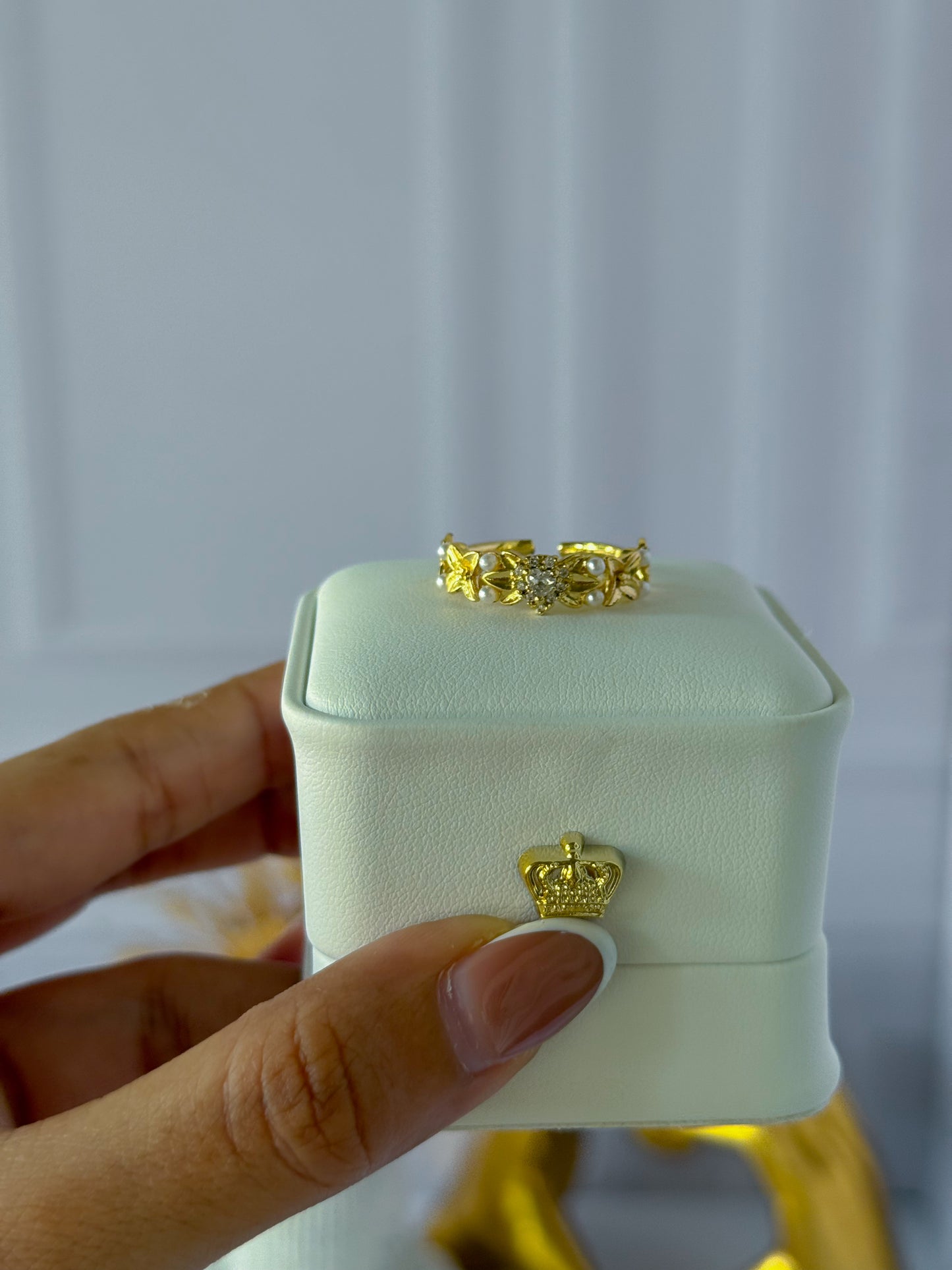 Anillo trenzado corazón