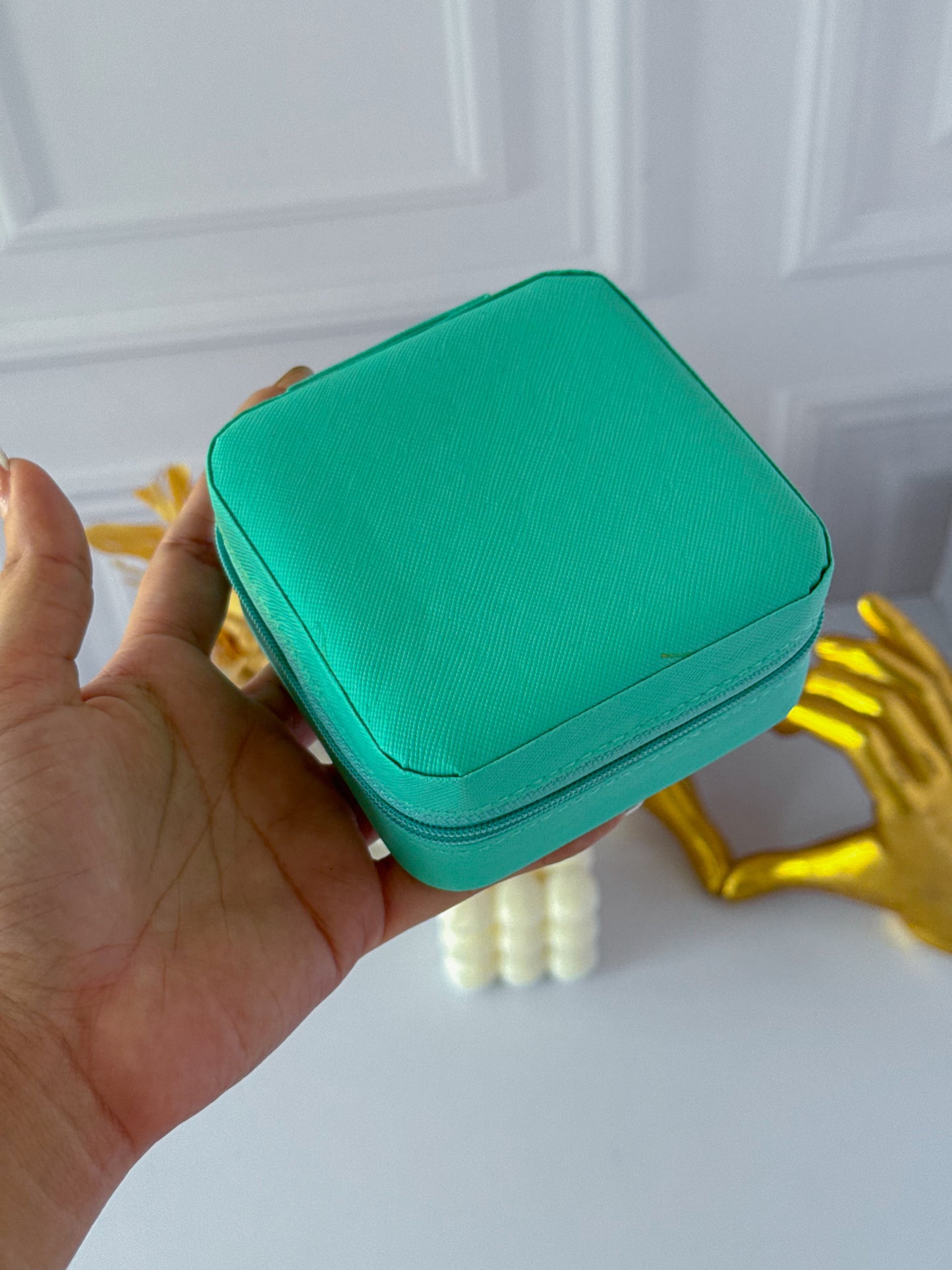 Joyero viajero verde menta
