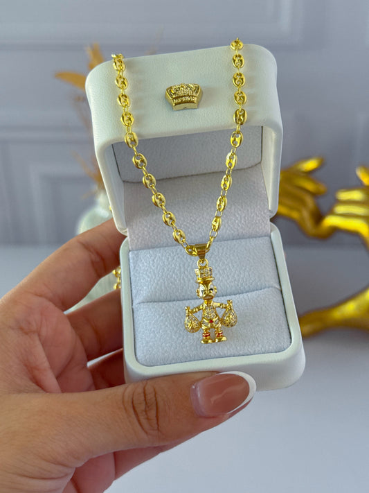 Cadena tío rico tejido Gucci