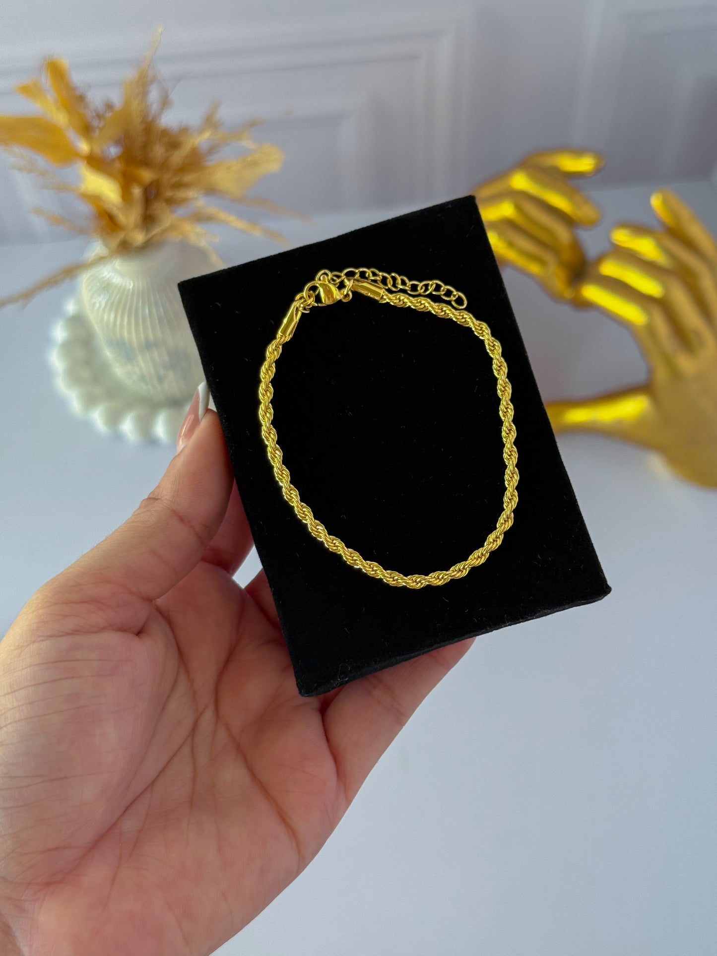 Pulsera tejido lazo