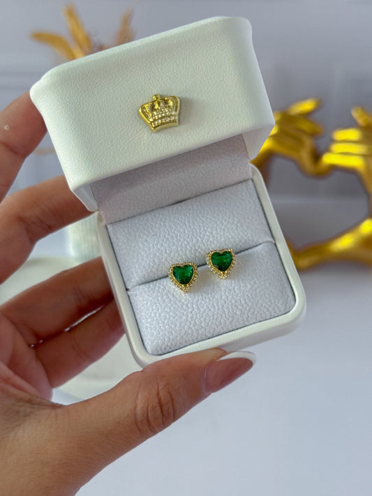 Topos corazón verde