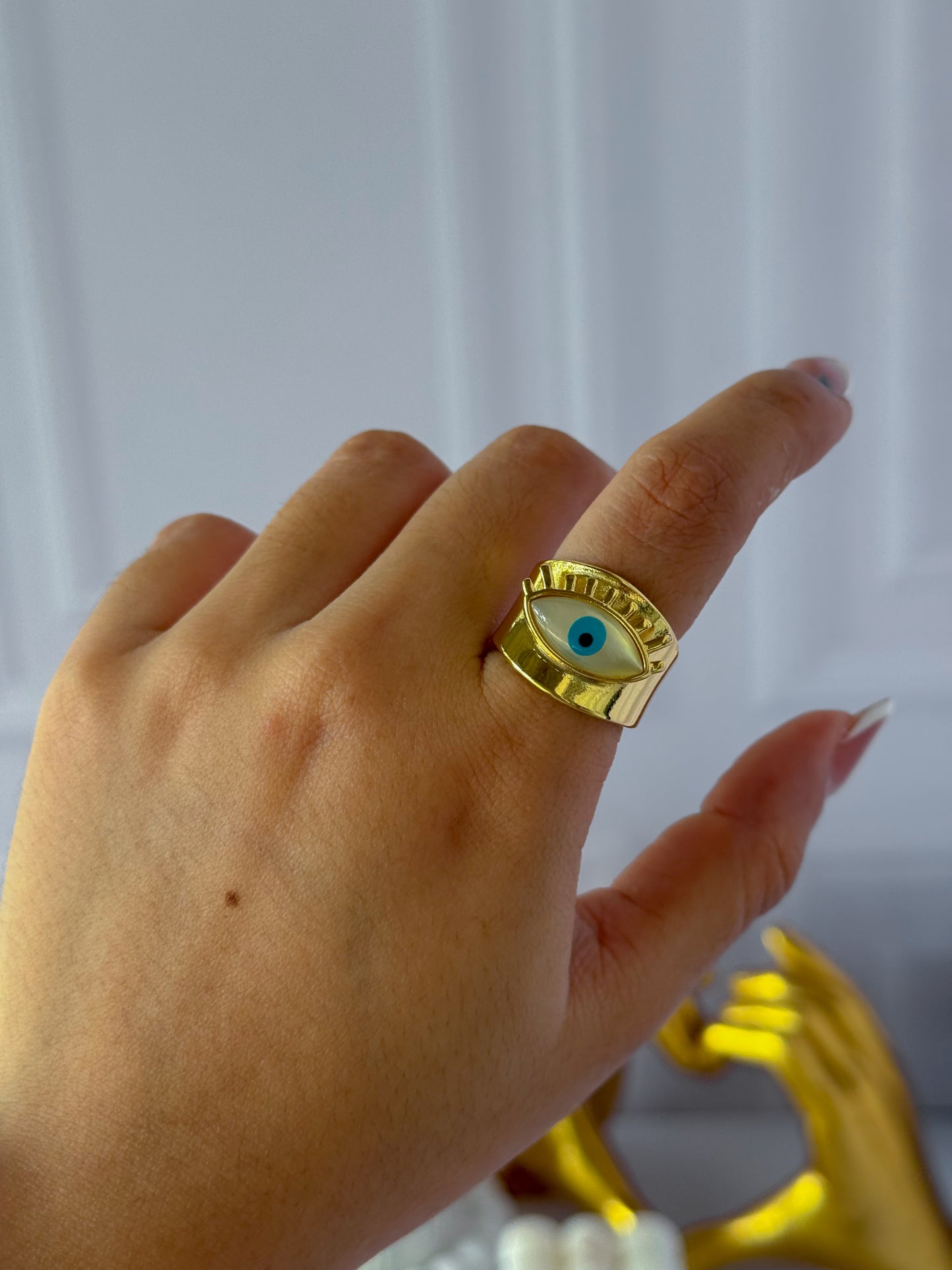 Anillo ojo turco grande