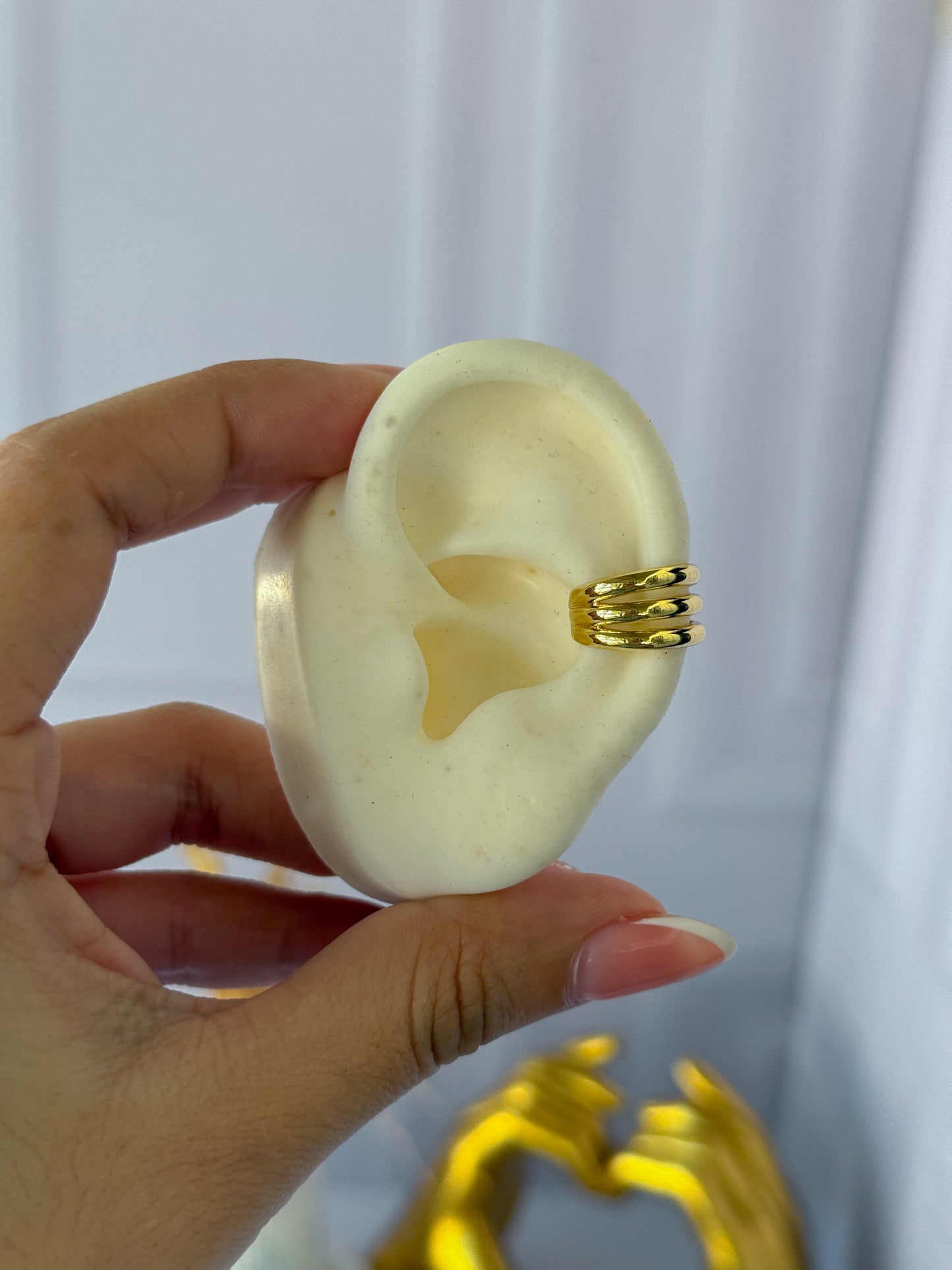 Ear cuff liso triple
