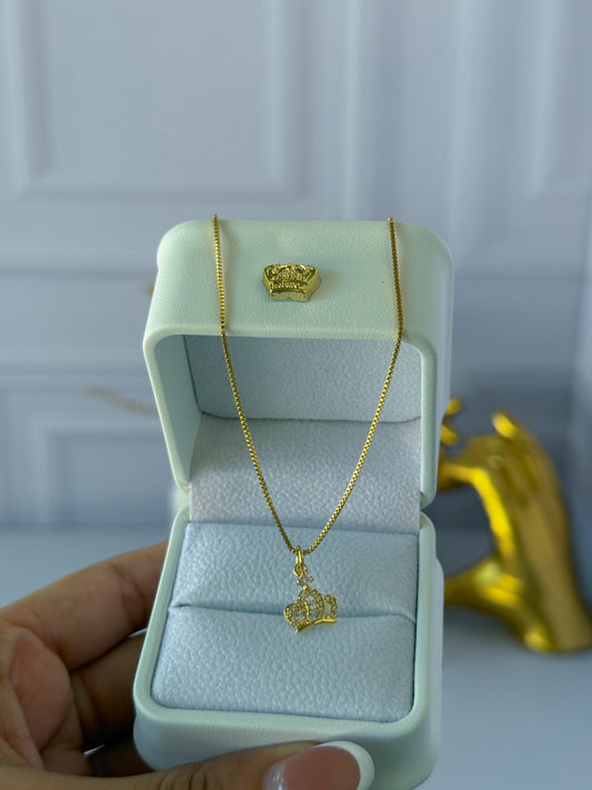 Cadena corona pequeña