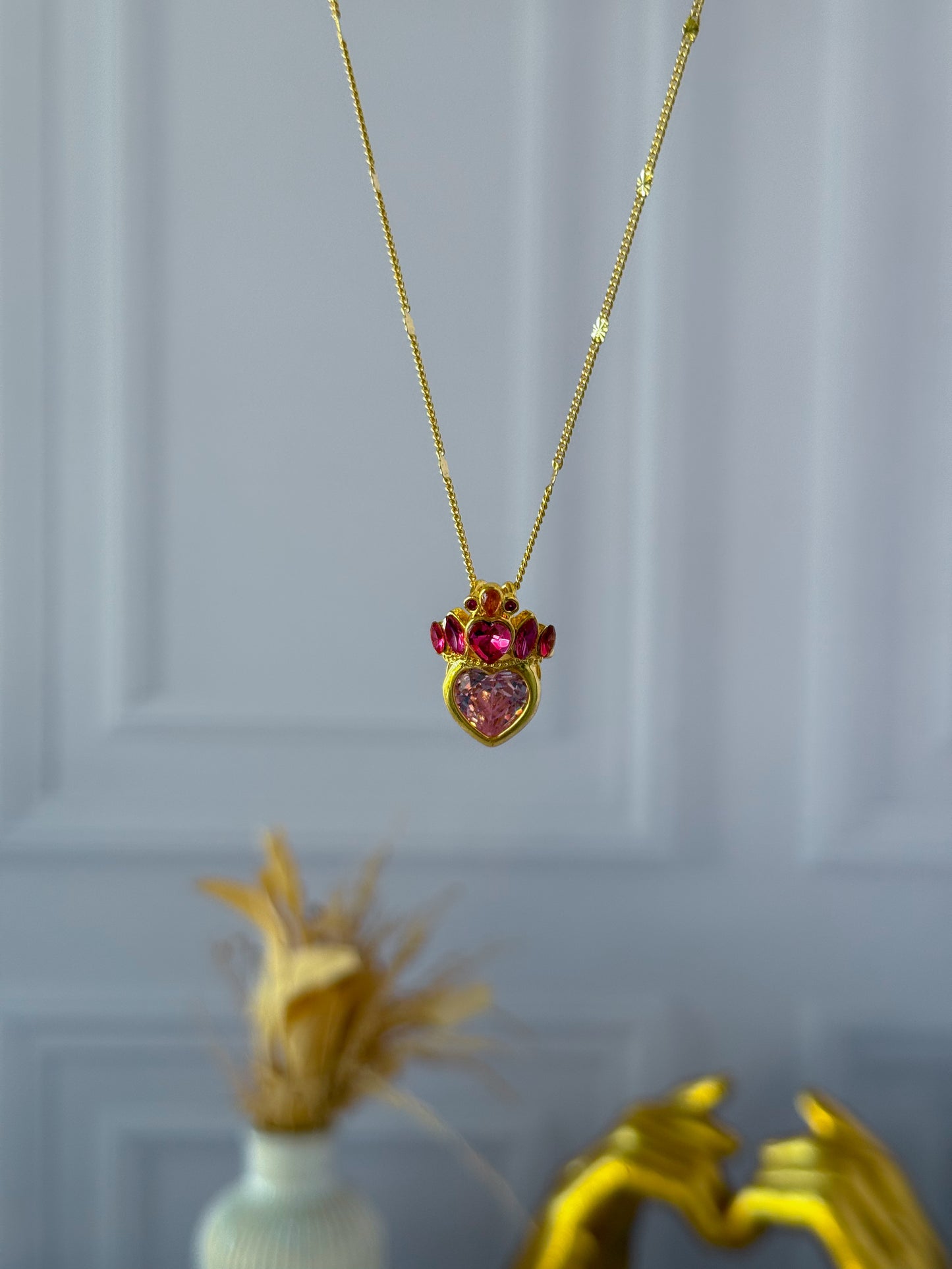 Cadena princesa rosada