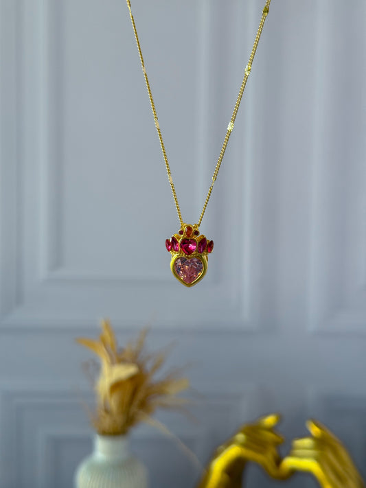 Cadena princesa rosada