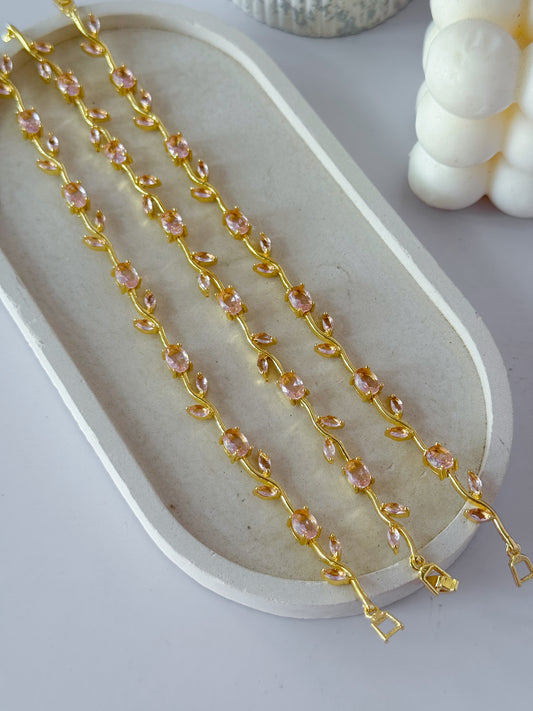 Pulsera tulipán rosado
