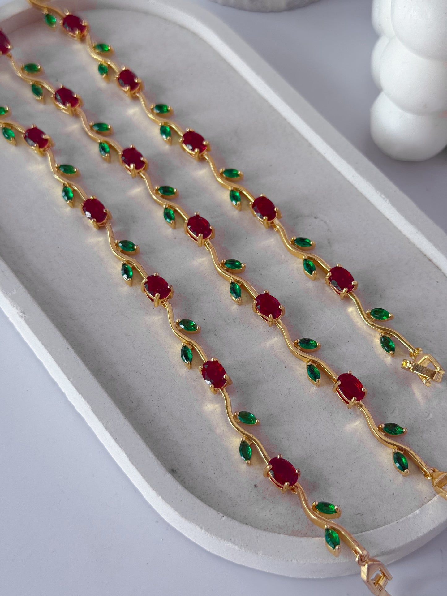 Pulsera tulipán rojo