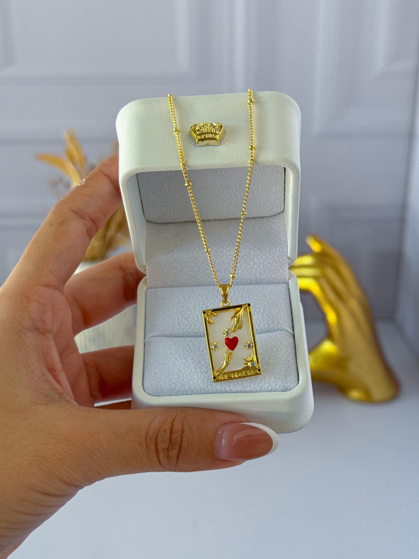 Cadena manitos nacarada
