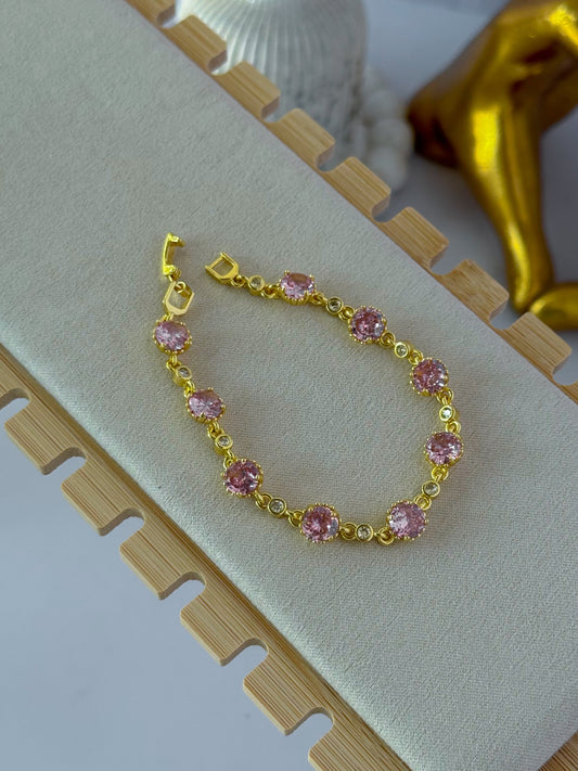 Pulsera princesa rosada