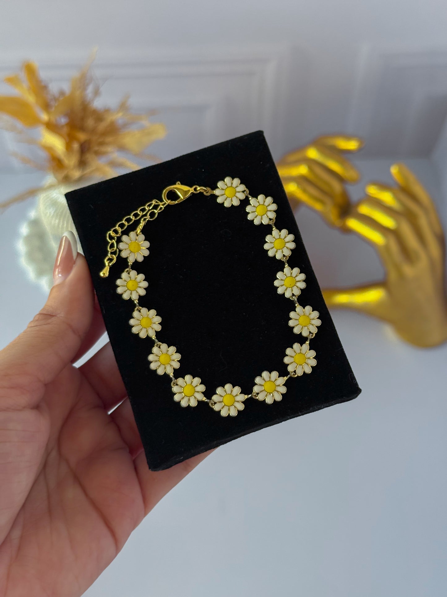 Pulsera girasoles sencillos