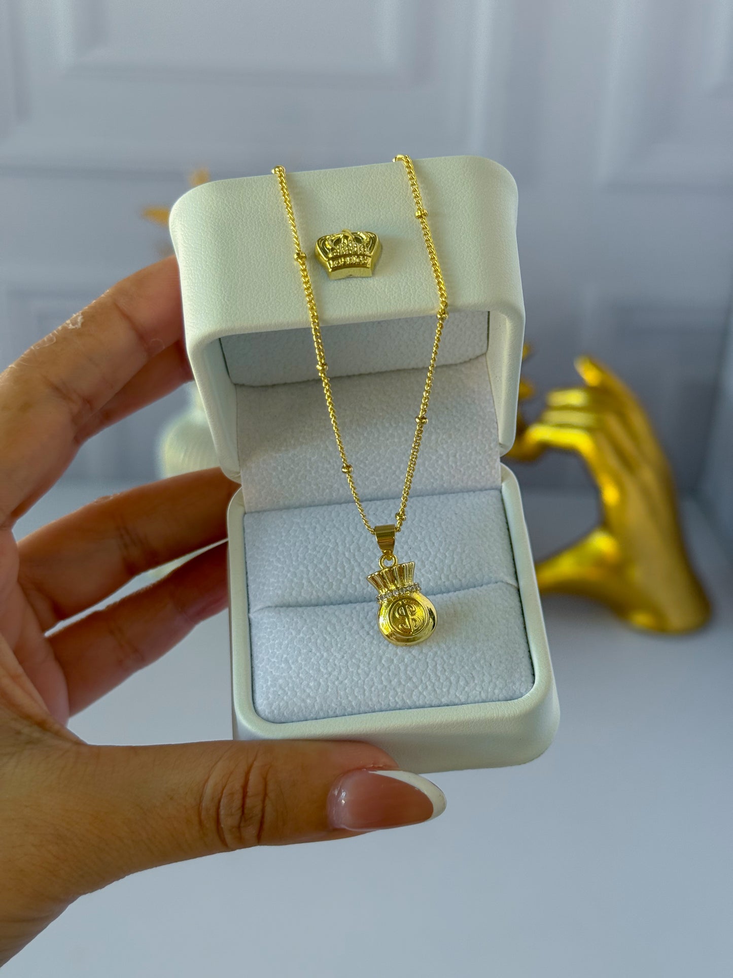 Cadena bolsa de dinero sencilla