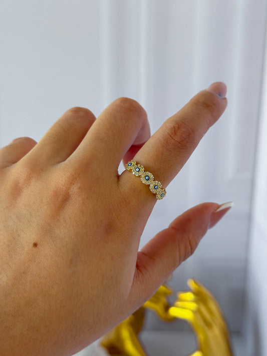 Anillo ojo turco pequeño
