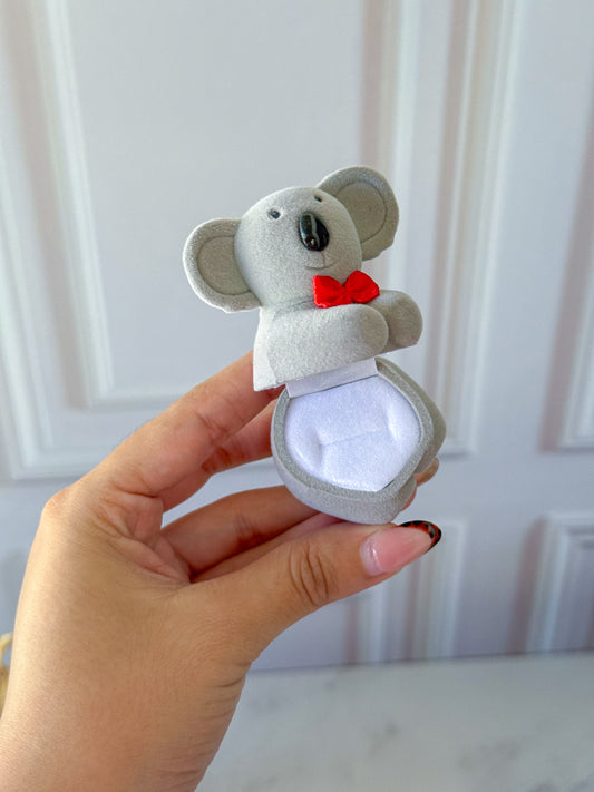 Cofre para anillo koala