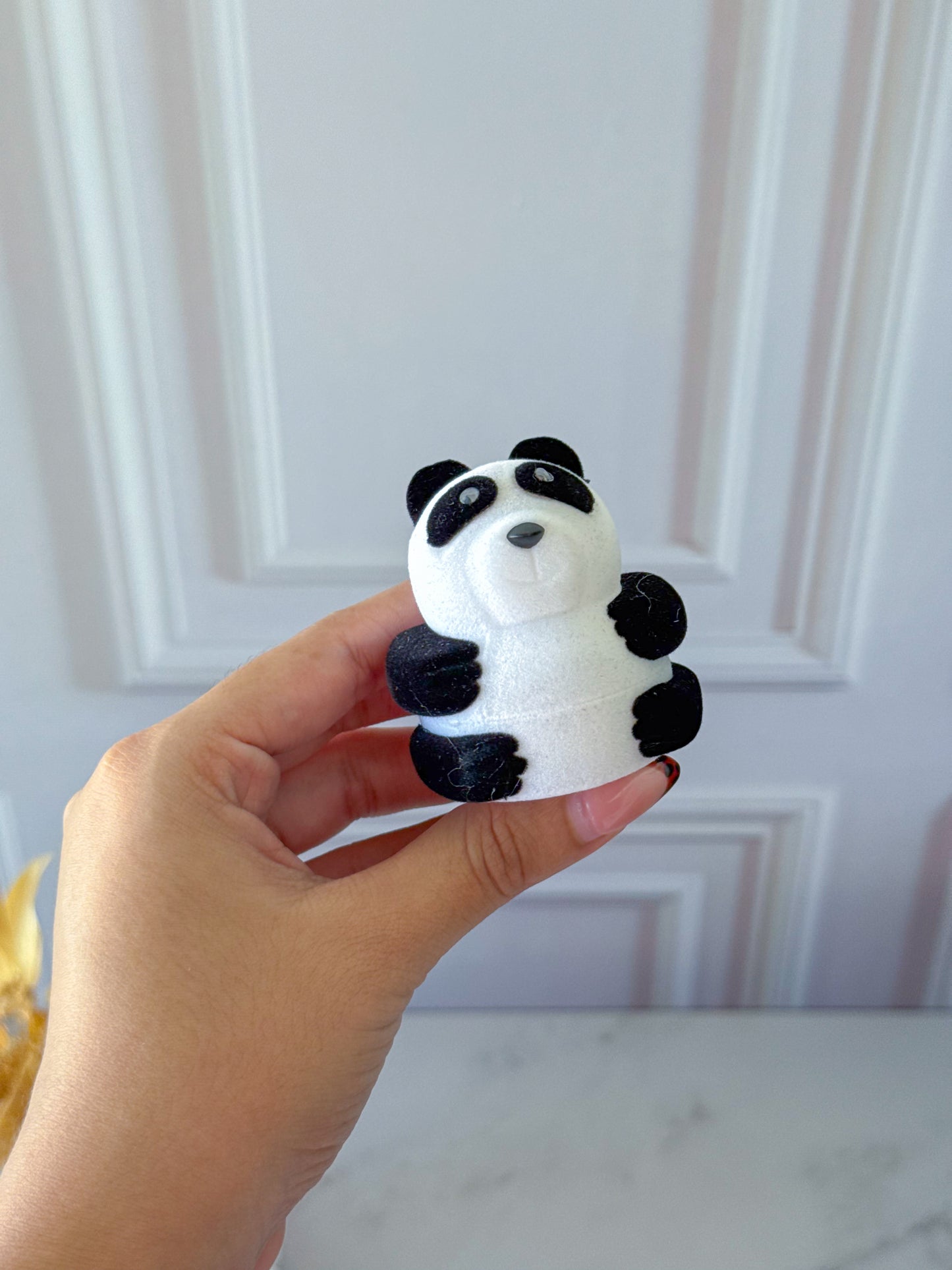 Cofre para anillo panda