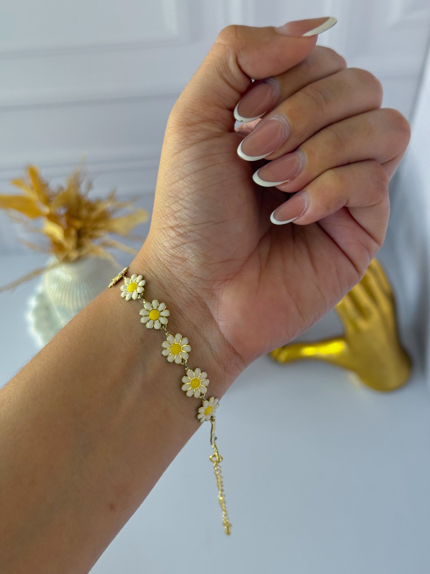 Pulsera girasoles sencillos