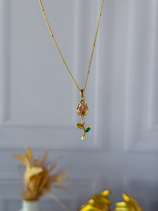 Cadena tulipán rosado