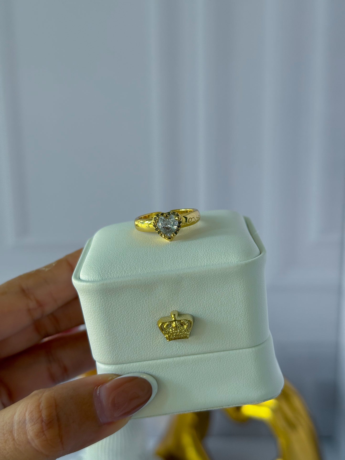 Anillo corazón love