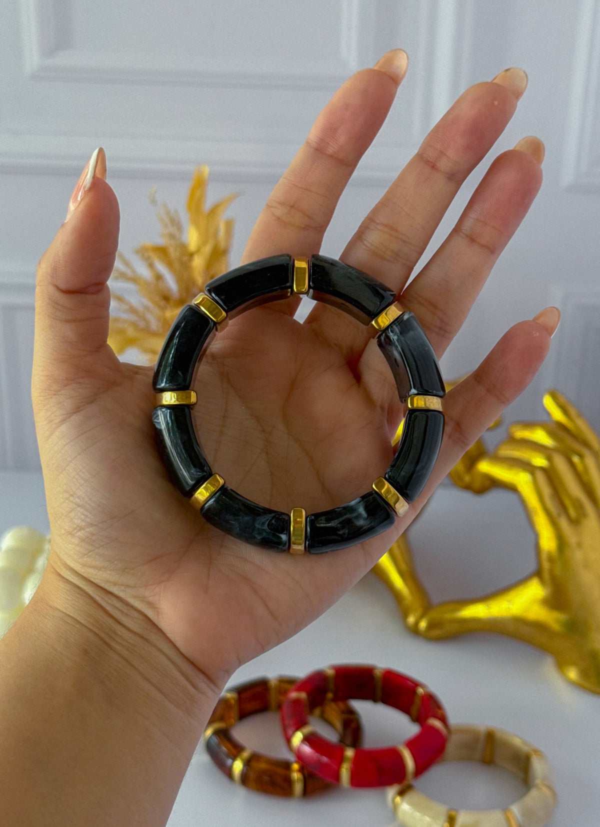 Brazalete acrílico grueso