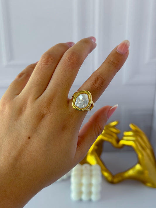 Anillo perlado