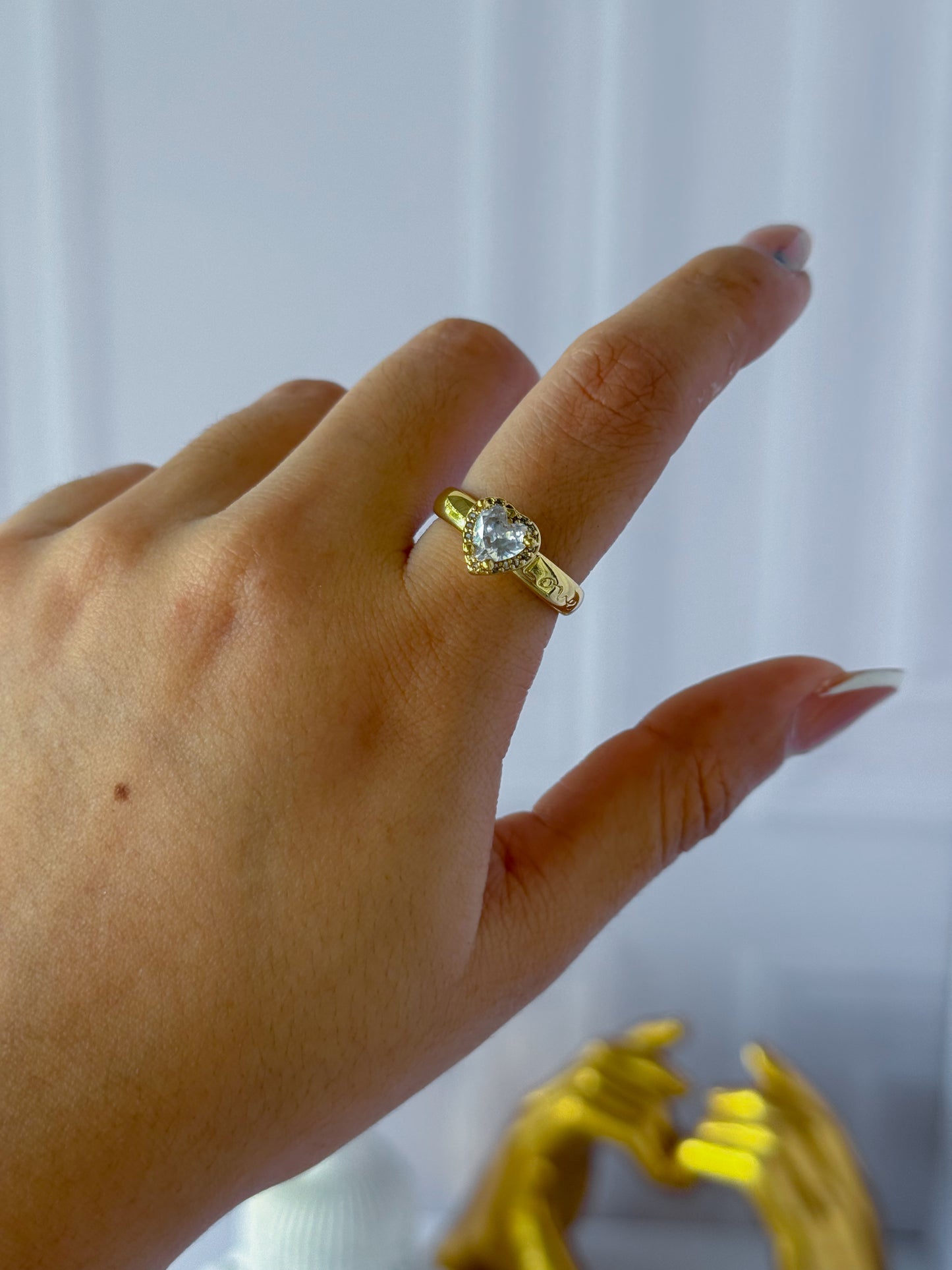 Anillo corazón love