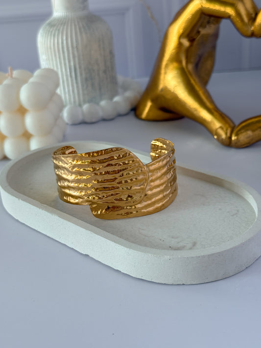 Brazalete grueso texturas