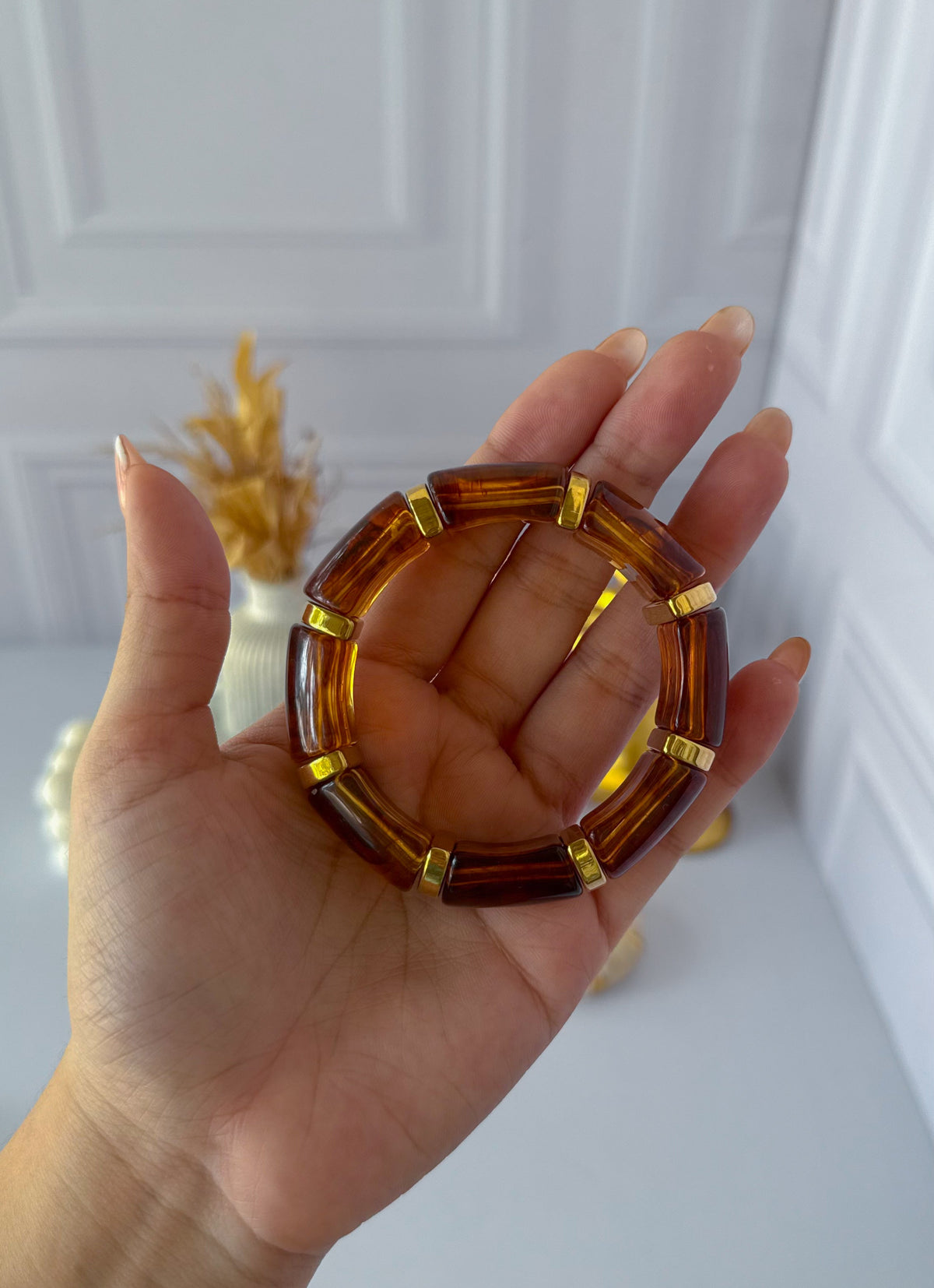 Brazalete acrílico grueso