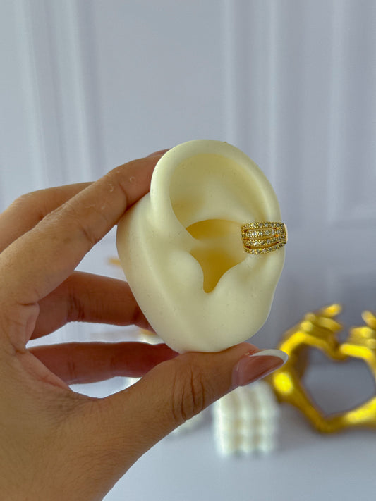 Ear cuff perlas