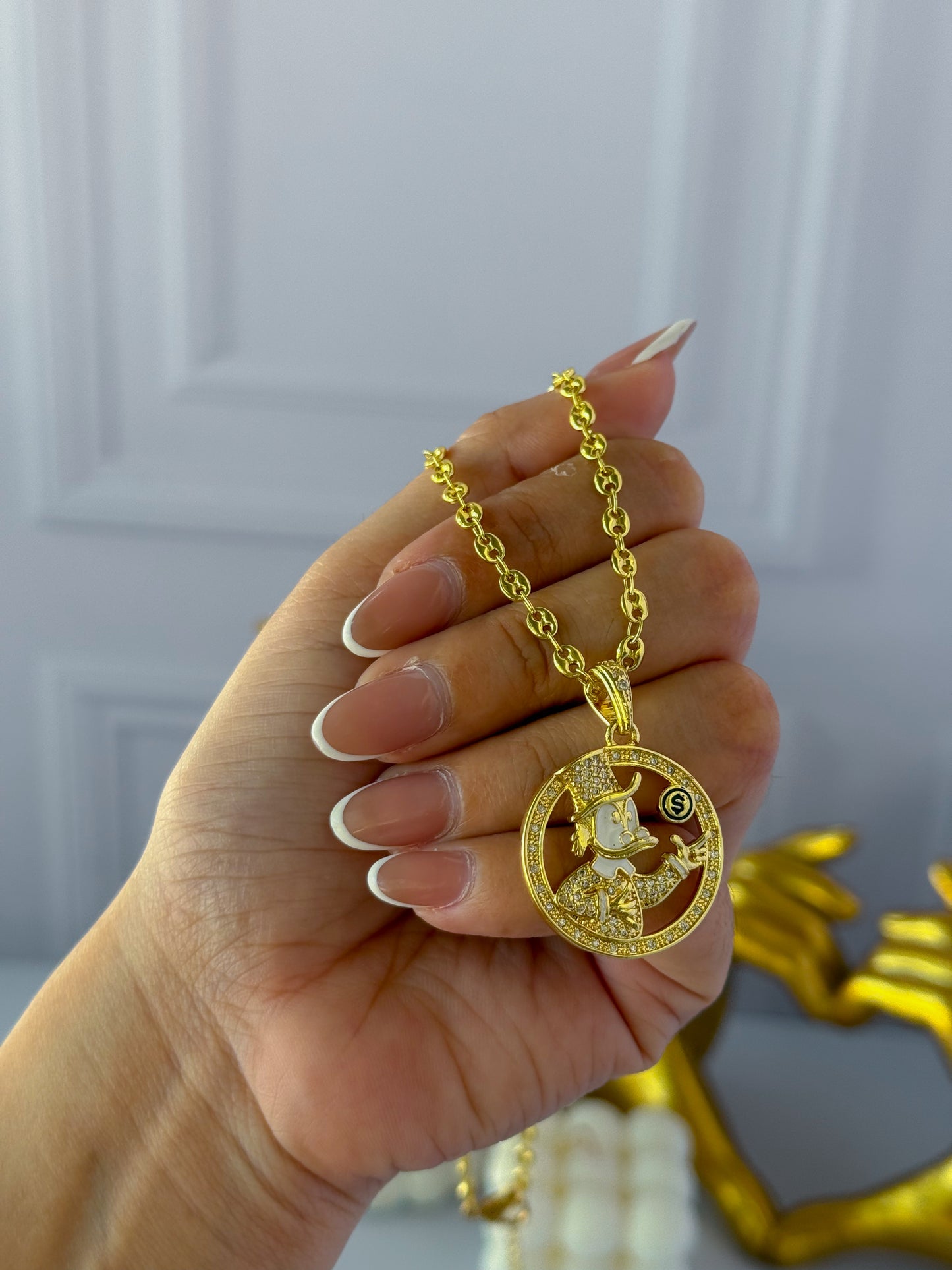 Cadena tío rico grande tejido Gucci
