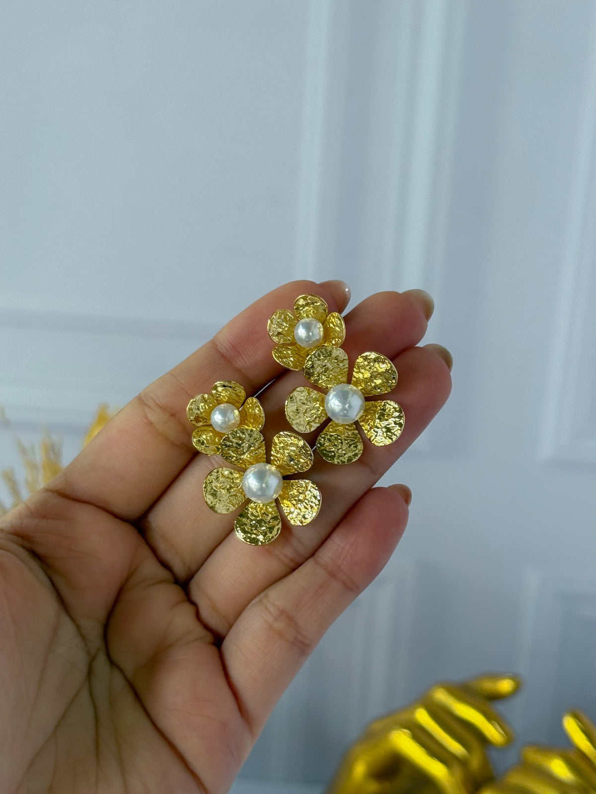 Aretes perla bloom