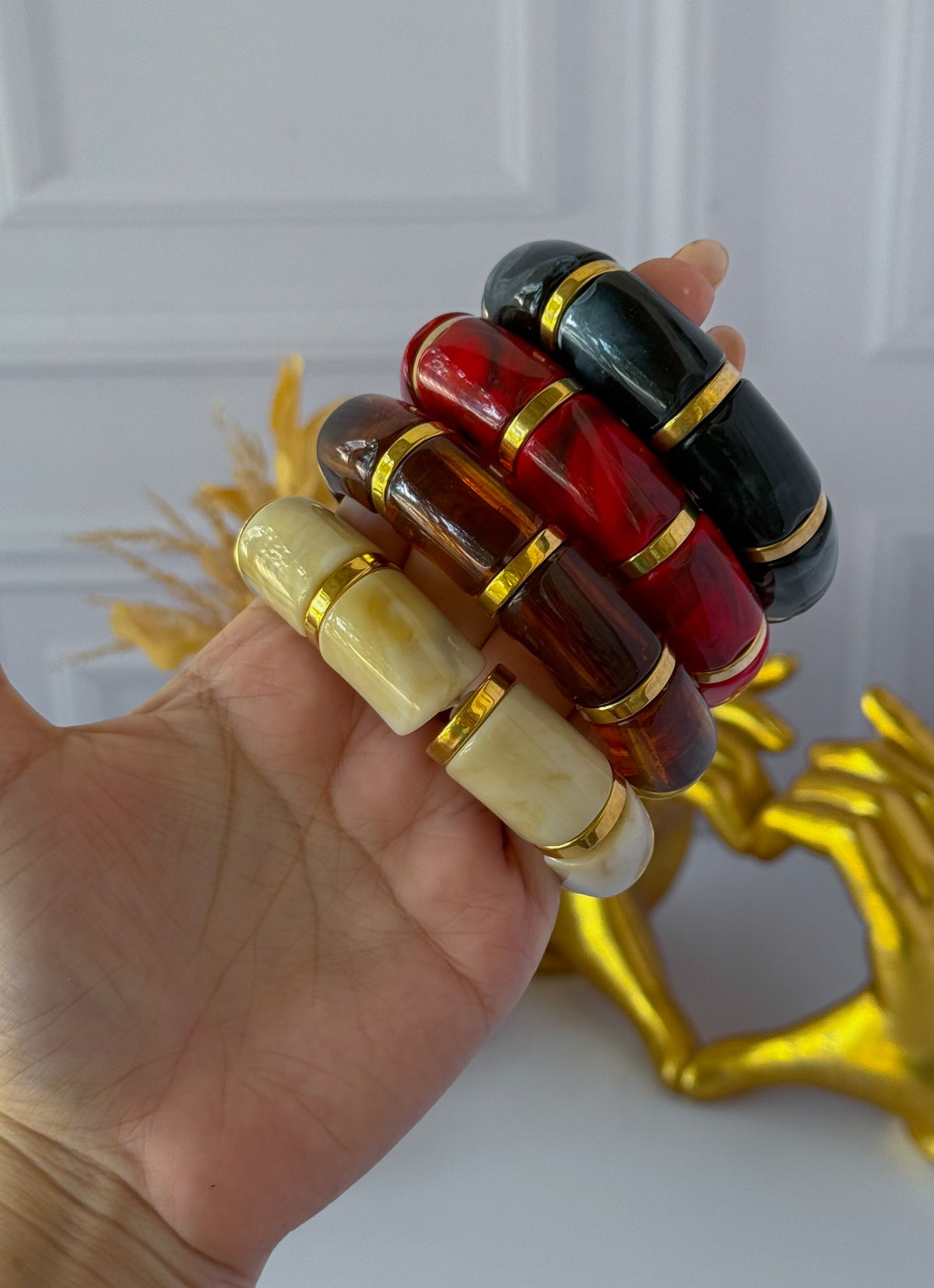 Brazalete acrílico grueso