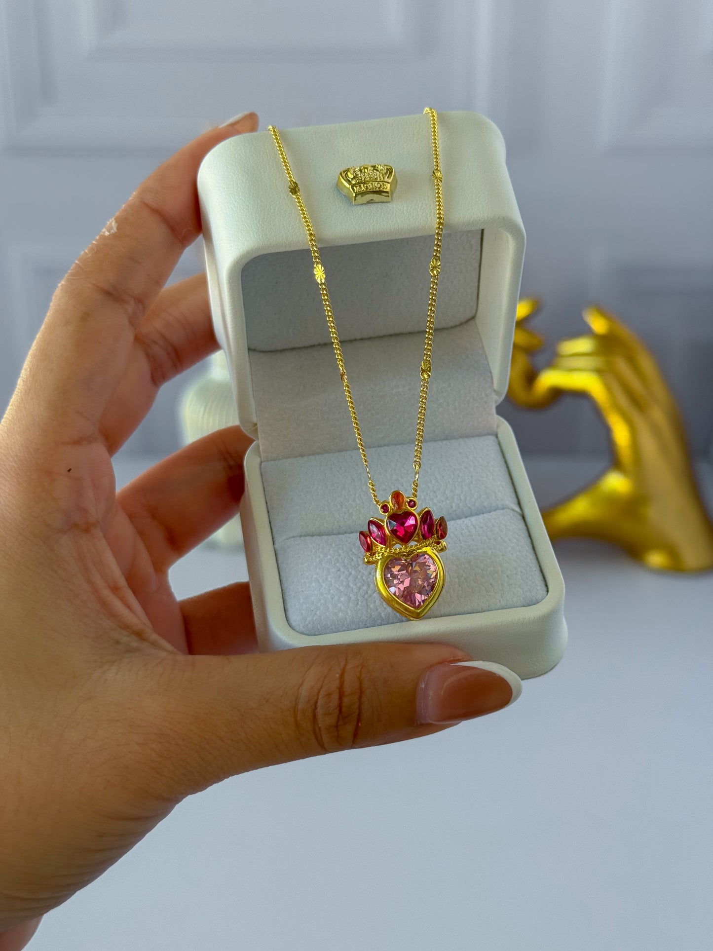 Cadena princesa rosada