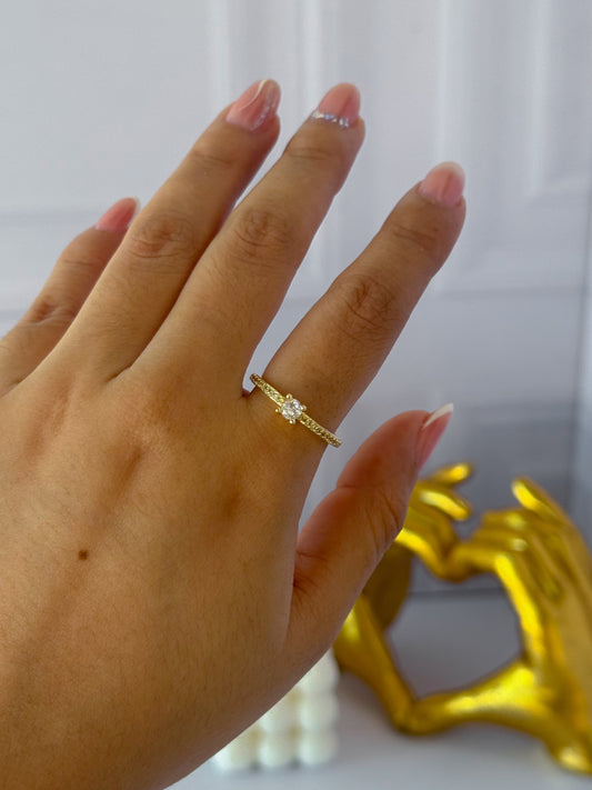 Anillo perlado pequeño