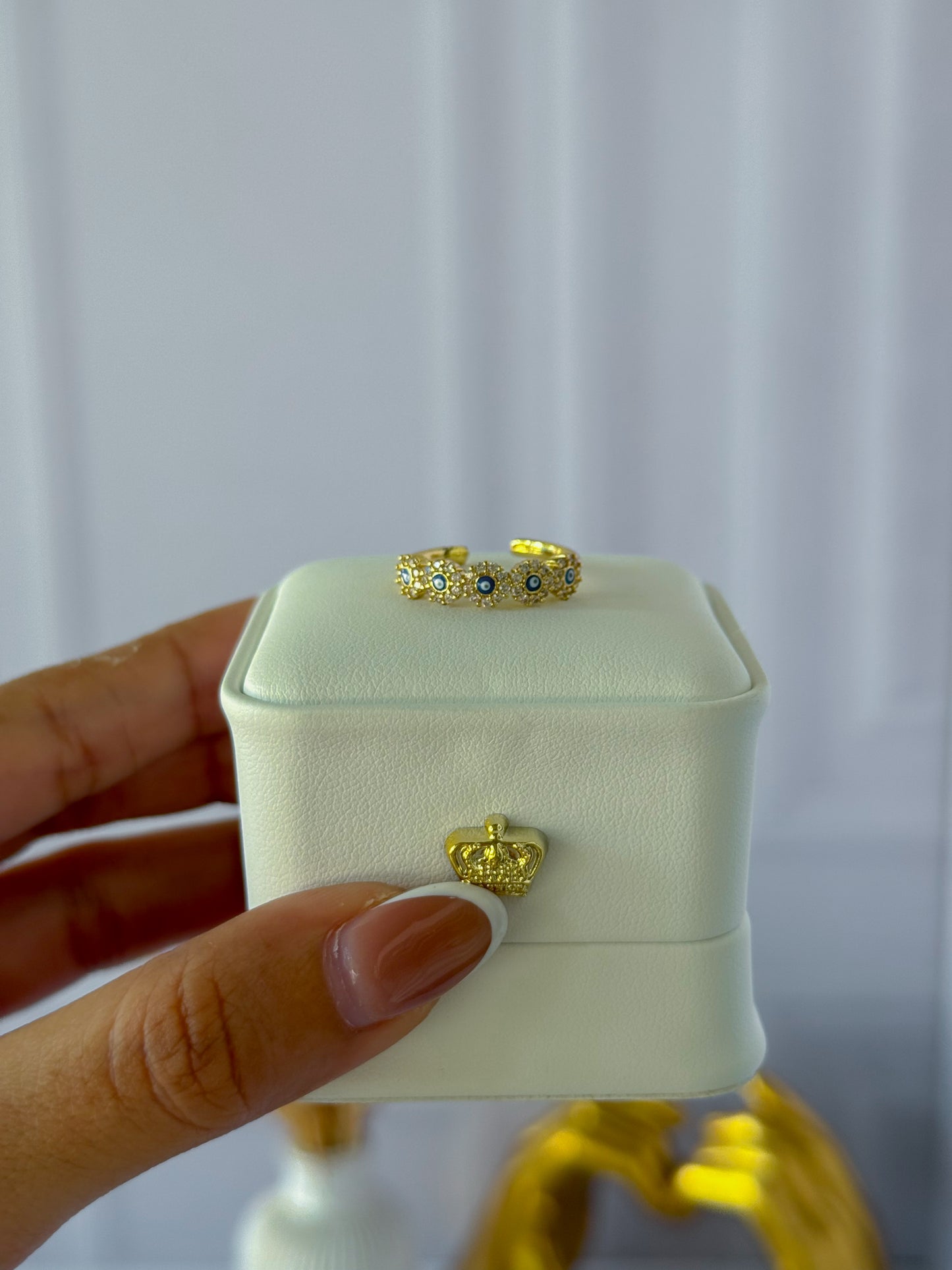 Anillo ojo turco pequeño