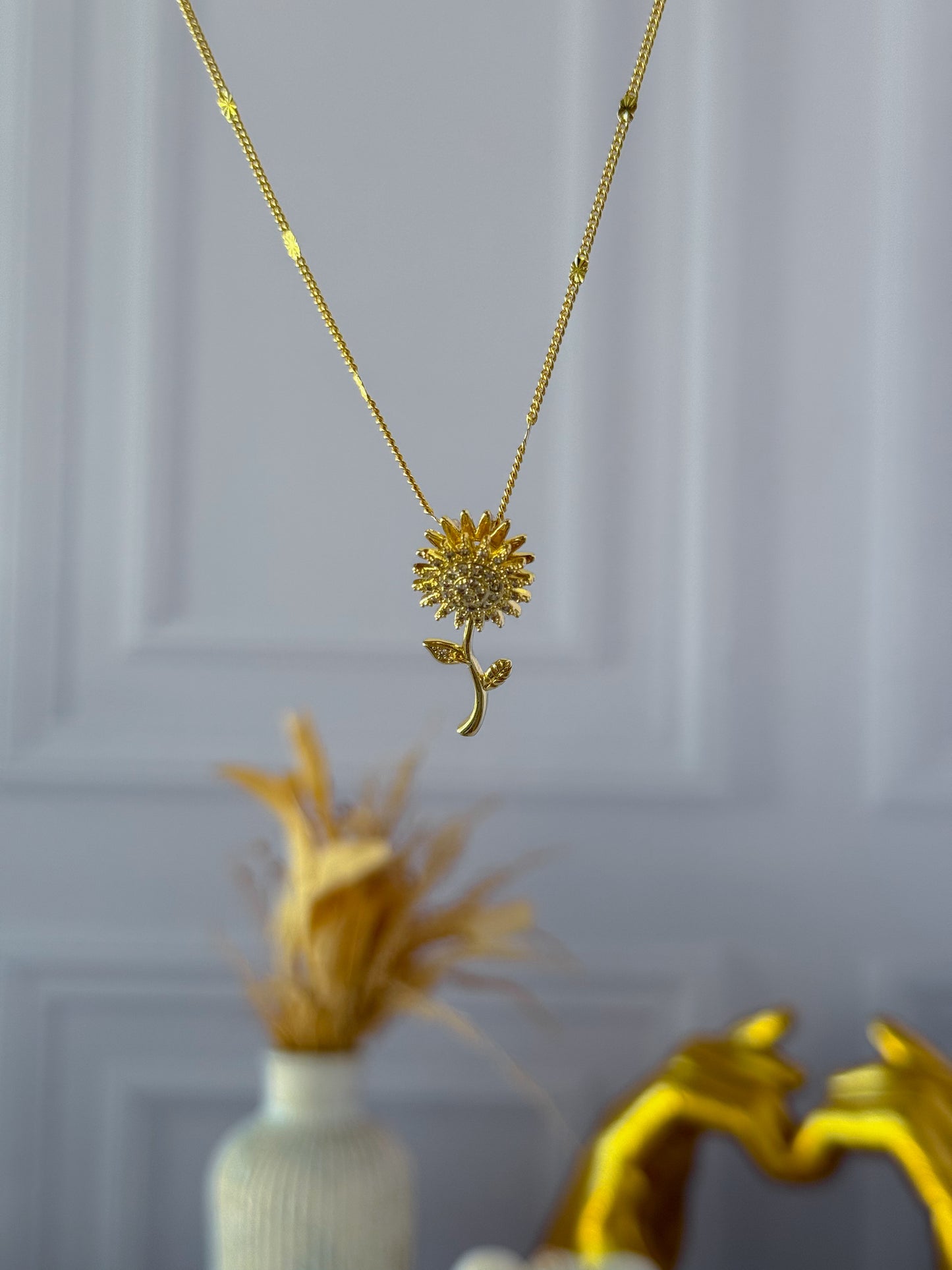 Cadena girasol giratorio