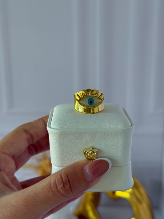 Anillo ojo turco grande