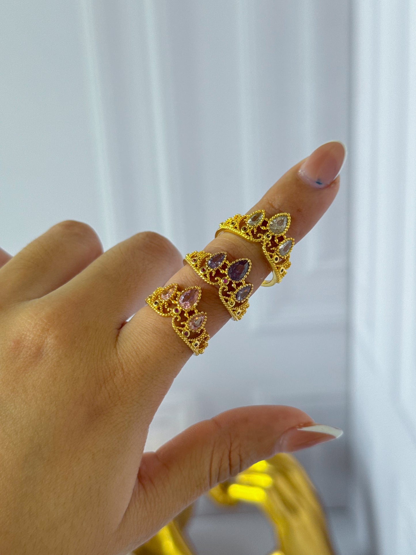 Anillo corona rapunzel