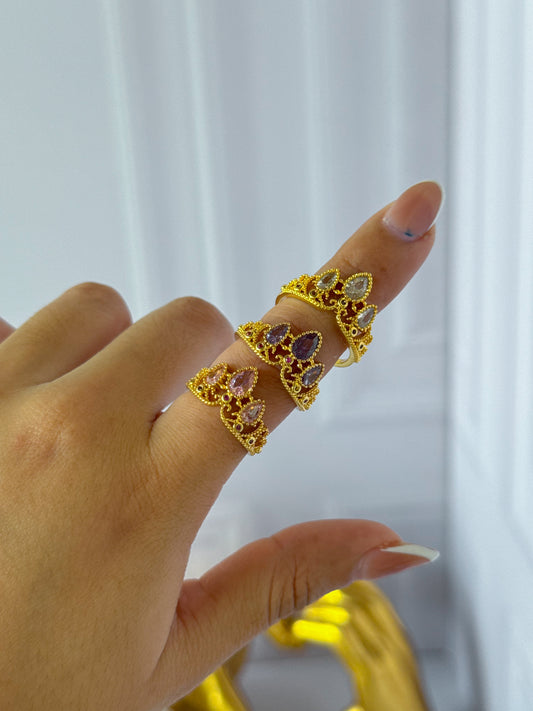 Anillo corona rapunzel