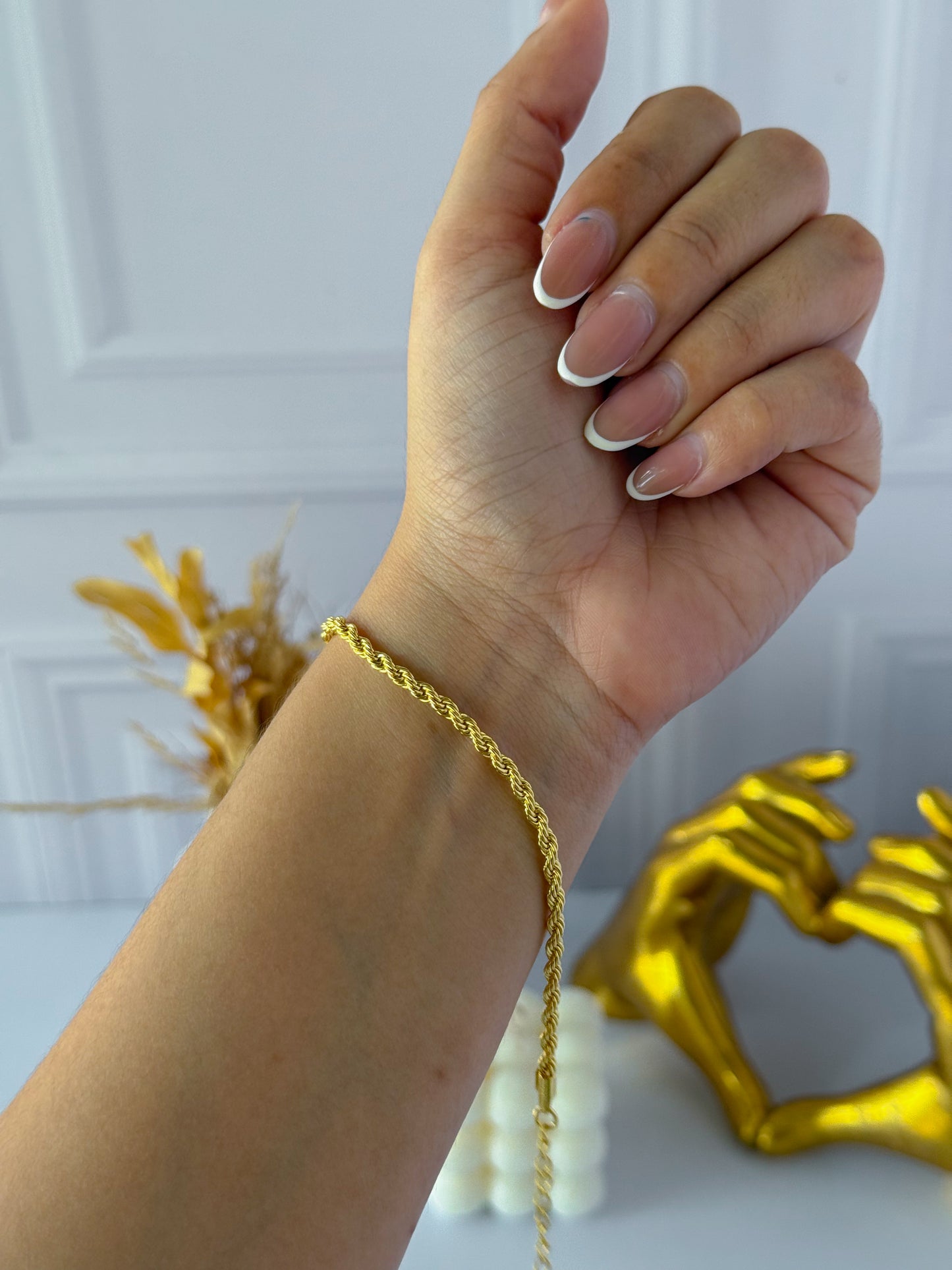 Pulsera tejido lazo