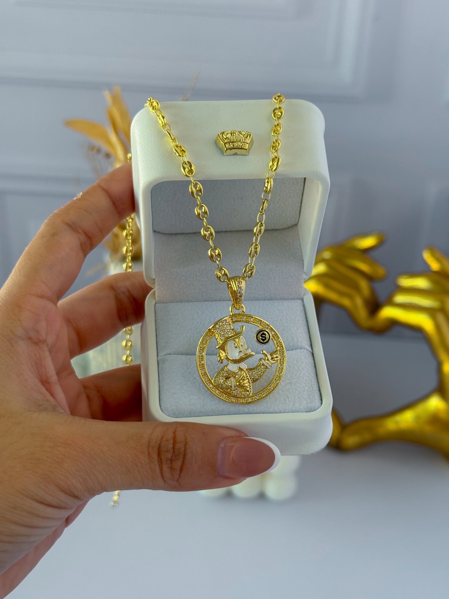 Cadena tío rico grande tejido Gucci