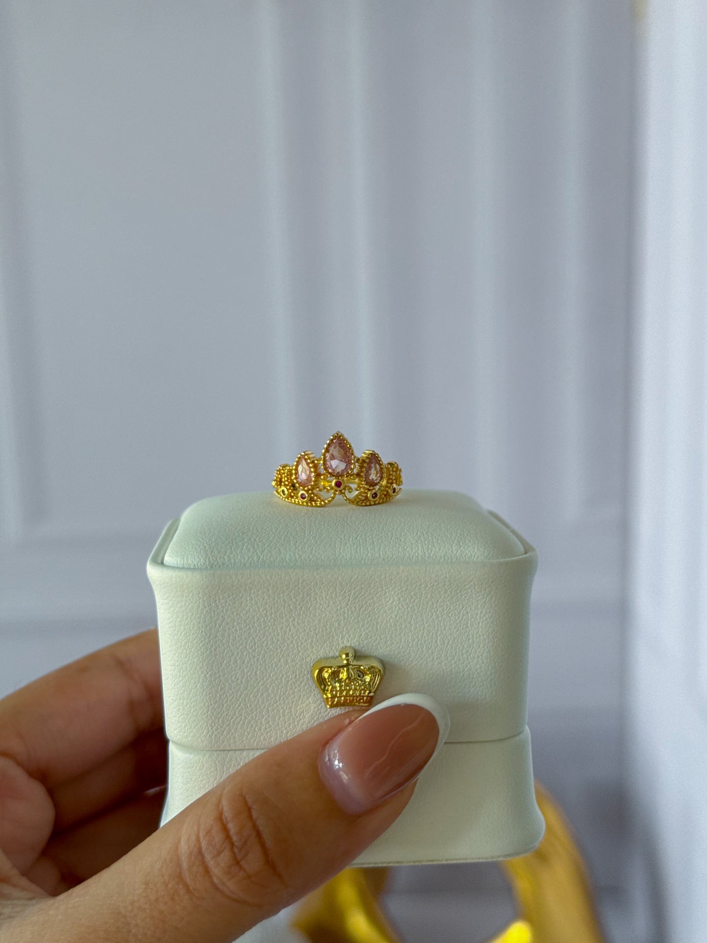 Anillo corona rapunzel