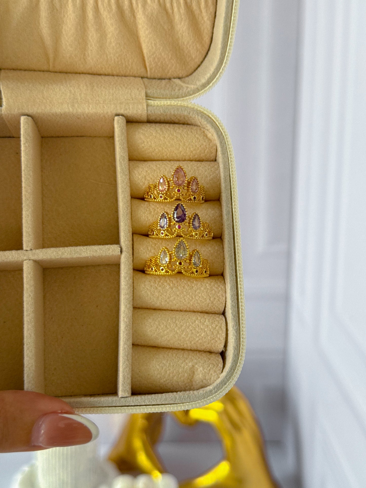 Anillo corona rapunzel