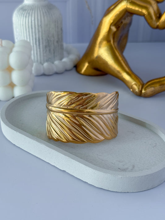 Brazalete grueso hojas