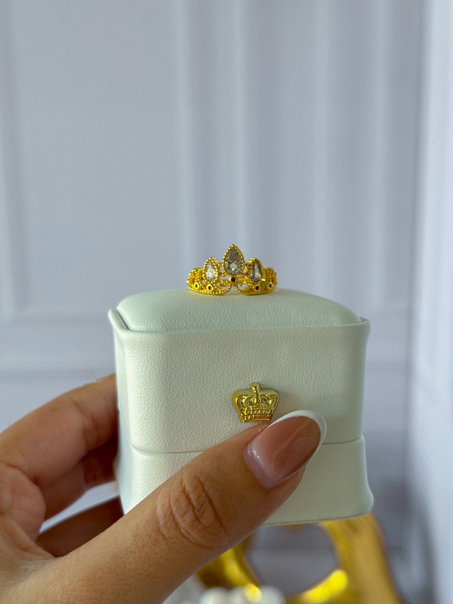 Anillo corona rapunzel