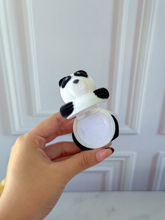 Cofre para anillo panda