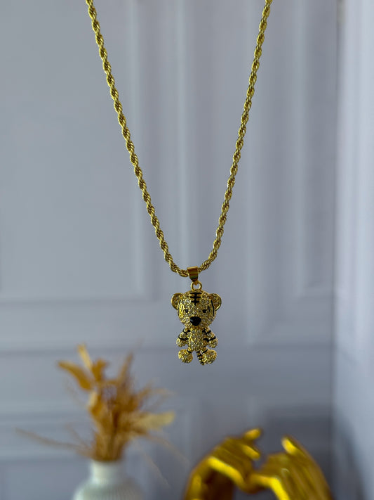 Cadena tigre tejido lazo