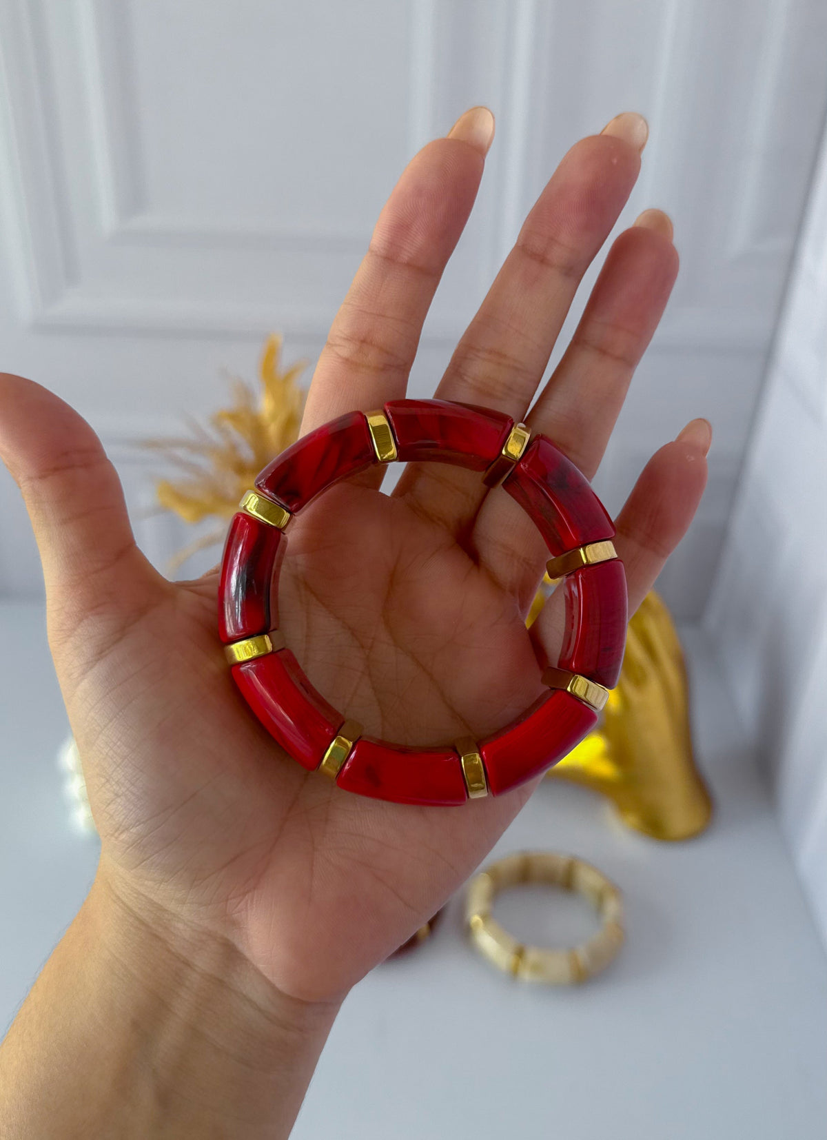 Brazalete acrílico grueso